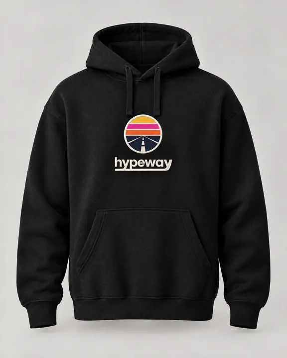 Hypeway Hoodie — Black